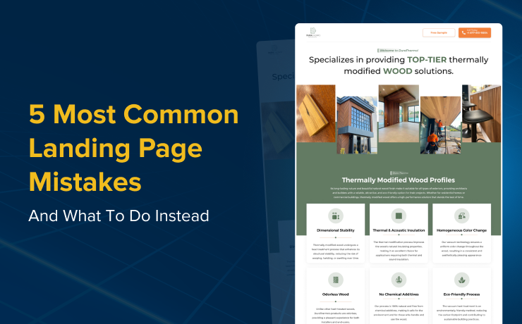 Landing Page Mistakes