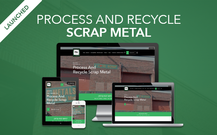 H&C Metals redesigned website