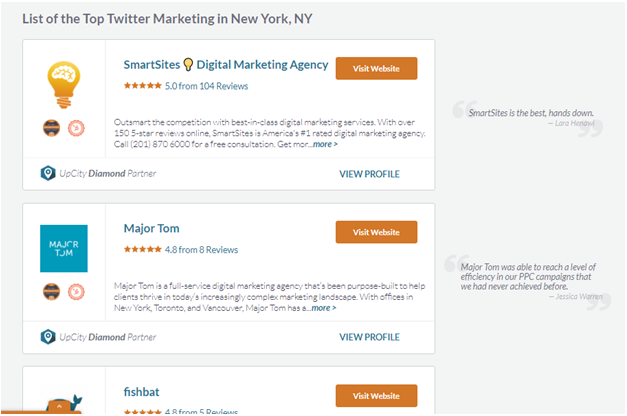 best Twitter marketing agency in New York