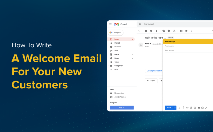 how to write a welcome email