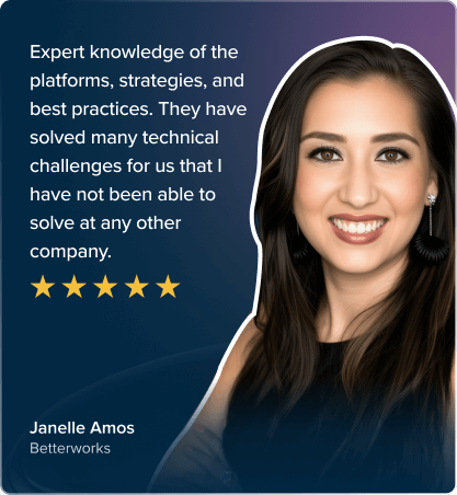 Janelle Amos review card