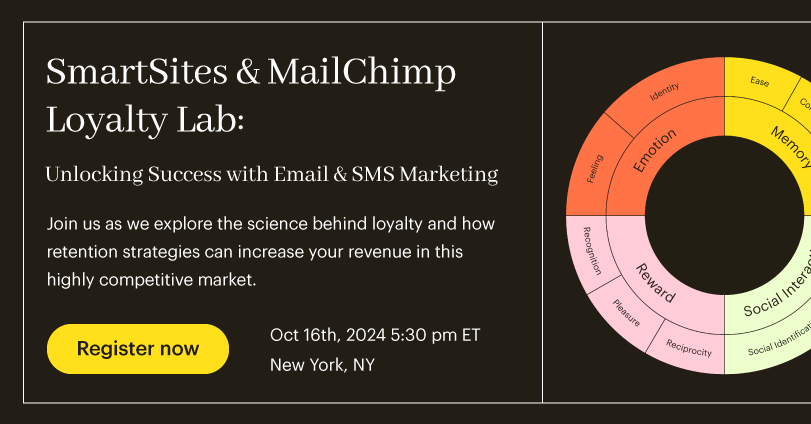 SmartSites & Mailchimp Loyalty Lab: Unlocking Success with Email & SMS Marketing