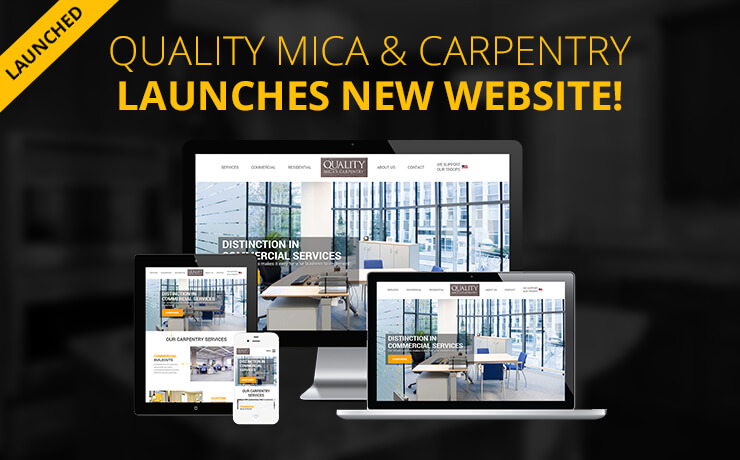 SmartSites Redesigns Logo and Website for Quality Mica & Carpentry