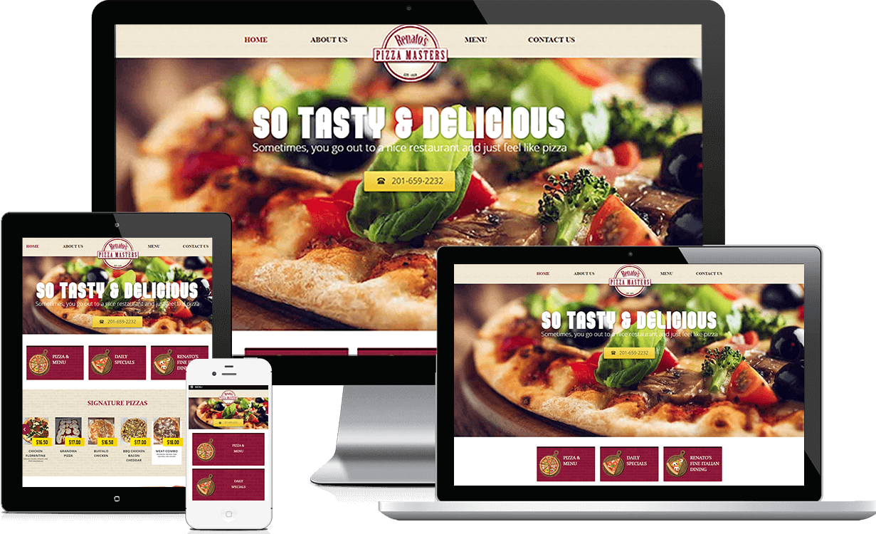 Renato's Pizza Masters Launches New Website!