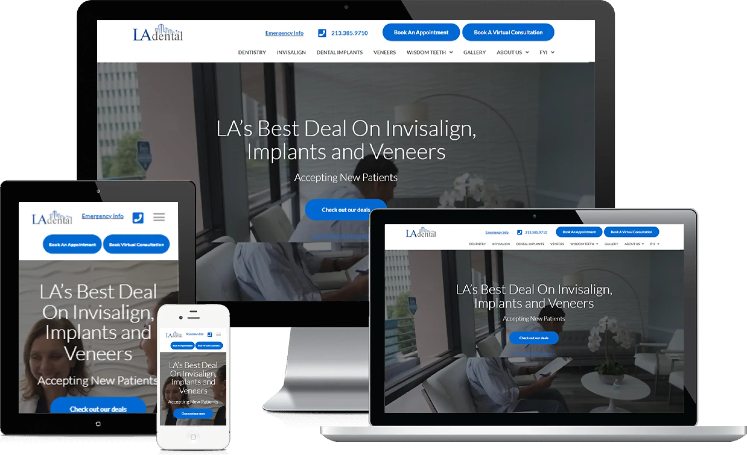 LA Dental Clinic Responsive Showcase