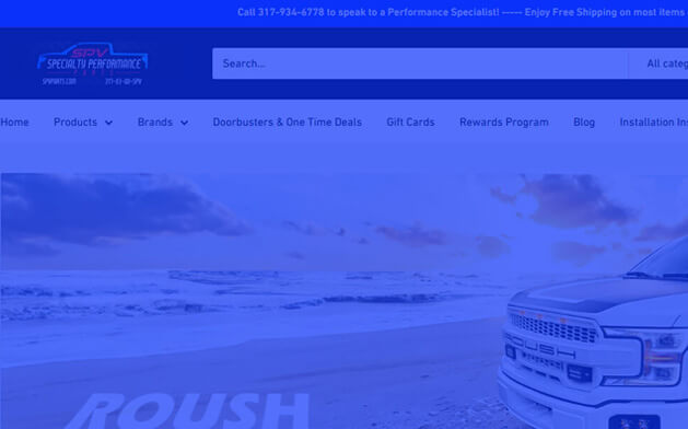 Specialty Performance Parts Banner