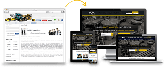 AGA Web design sm Example