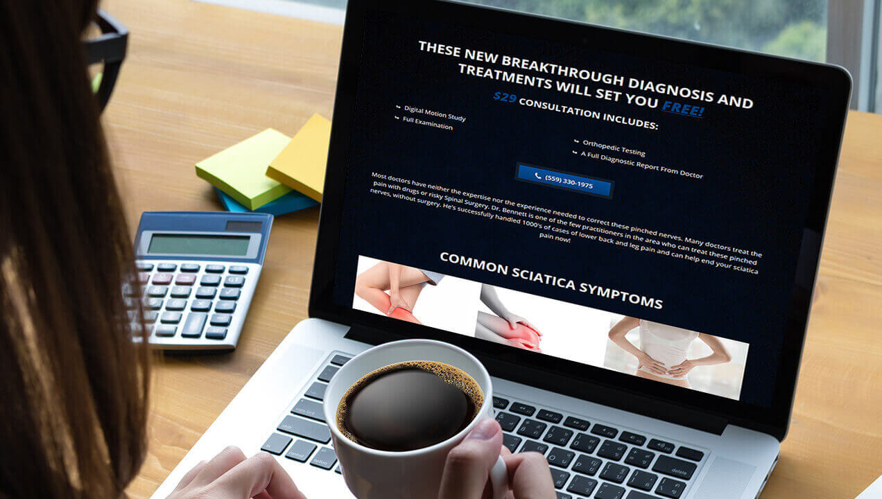 Agape Health Wellness website on a laptop