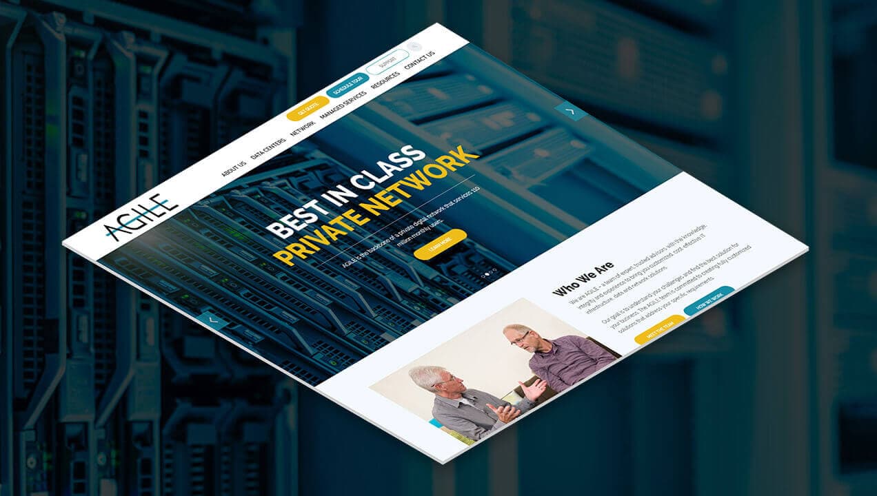Agile Data responsive website design