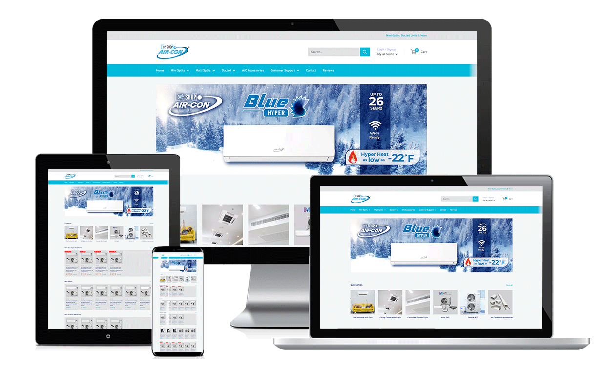 Air-Con International's Web Redesign Showcase