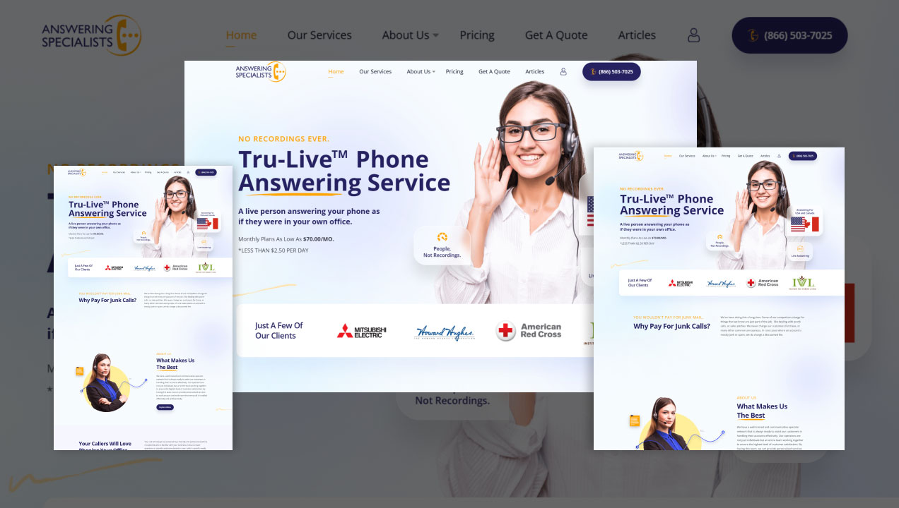 Answering Specialist, PPC Marketing Case Study Graphic