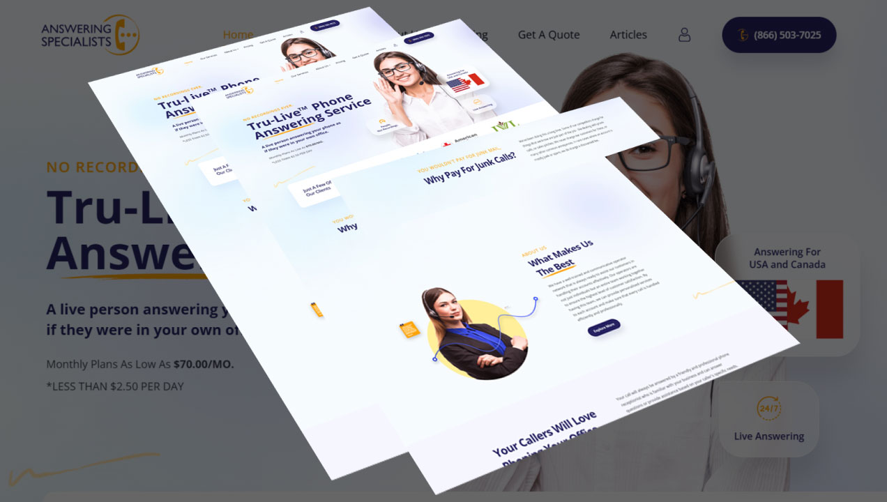 Answering Specialist, PPC Marketing Case Study Graphic