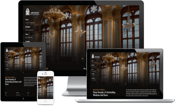 Artistic Doors & Windows Web Design Custom Website