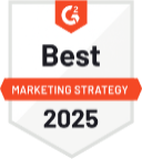 Ranked #1 Marketing Strategy Agency by G2