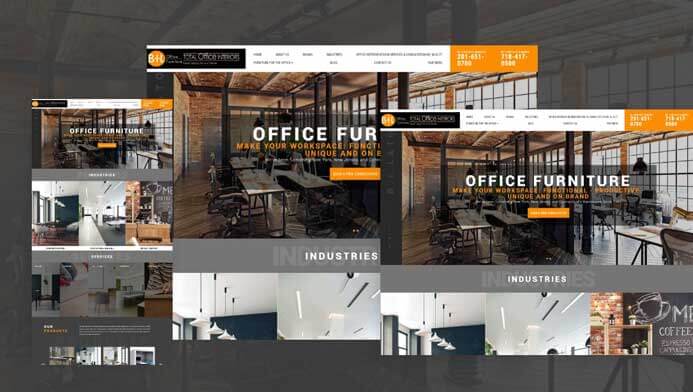 BIL Office Furniture WordPress Website