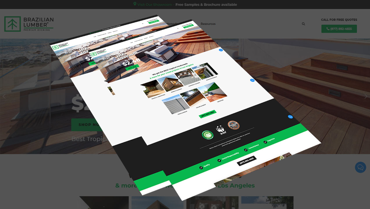 Brazilian Lumber Premium Decking