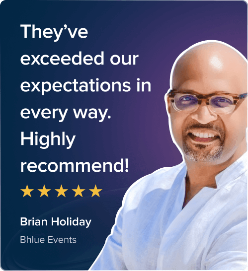 Brian Holiday, Bhlue Events, SmartSites Review