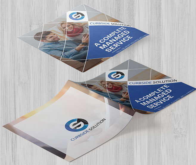 Brochures Design For Curbside Solution