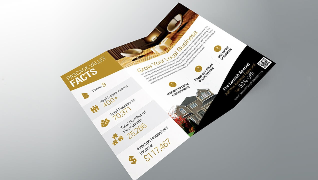 Pascack Valley Preferred Home Services brochure designed by SmartSites