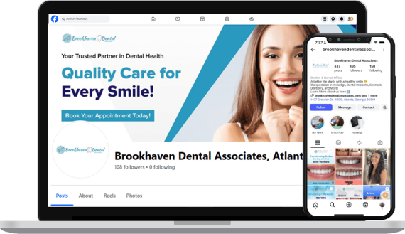Brookhaven Dental Associates Social Media Medical & Healthcare