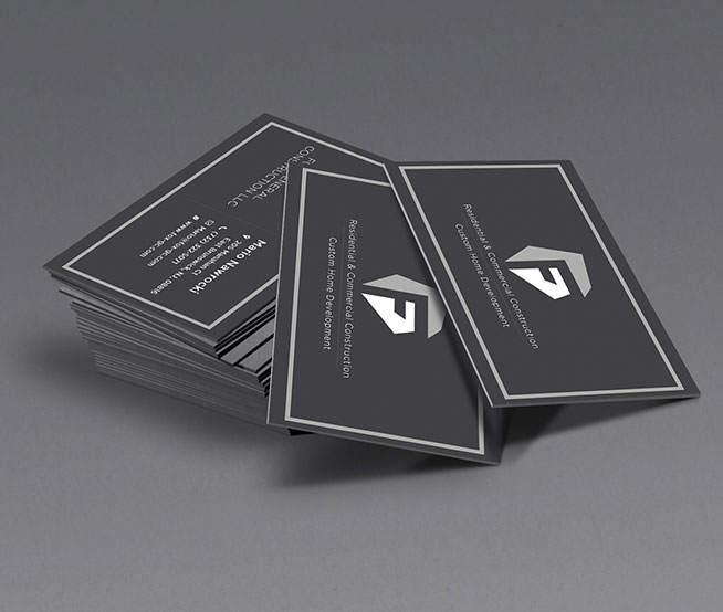 Business Cards & Stationary For Custom Home Deveopment