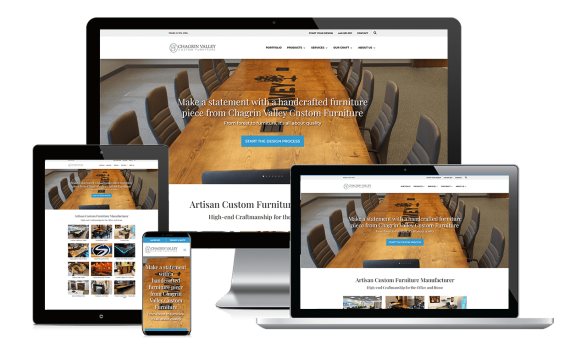 Chagrin Valley Custom Furniture PPC Marketing Retail