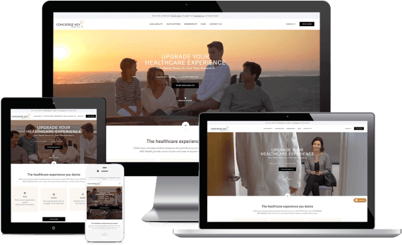 Concierge Key Health Web Design Custom Website