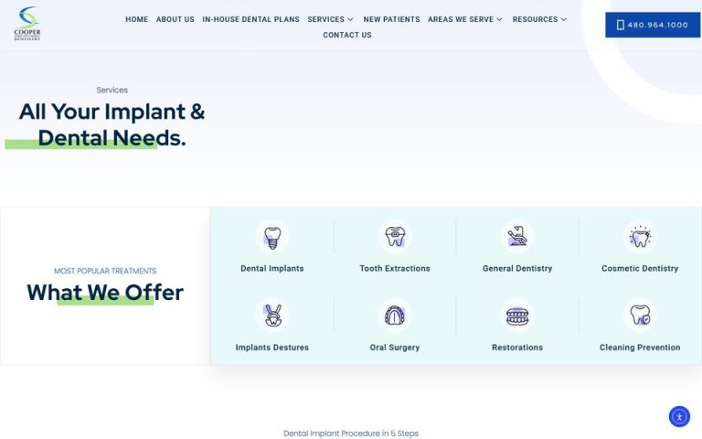 Cooper Family Dentistry: Dental services