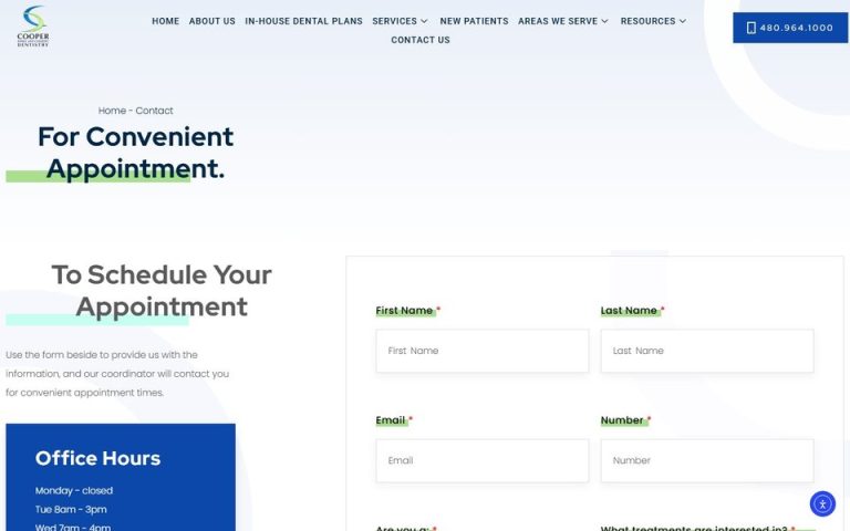 Cooper Family Dentistry: Contact & appointments