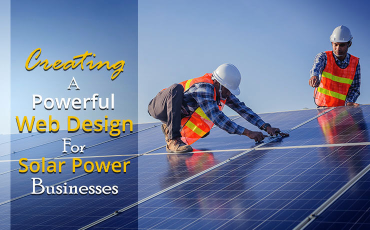 solar power website design