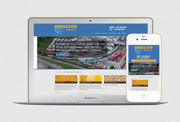 Fornazor International Custom Agriculture Website