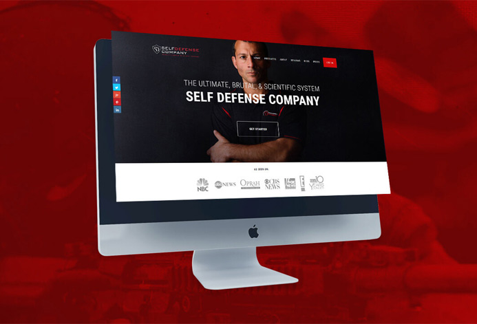 Self Defense Company Custom Defense Training Ecommerce Website