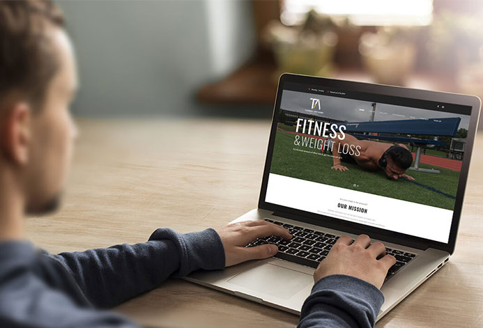 Anthony Jimenez Custom Fitness Training Website