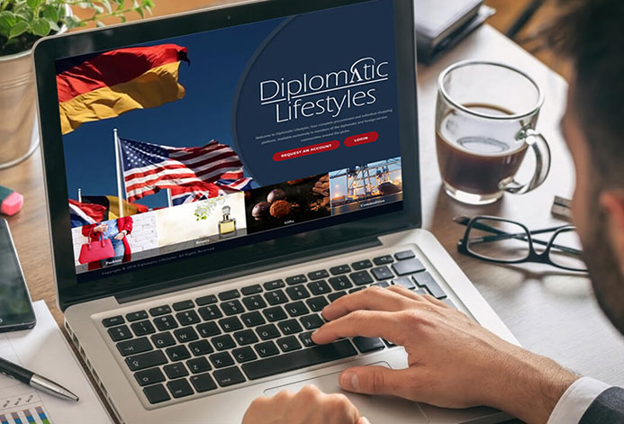 Diplomatic Lifestlyes Custom Luxury Goods Website