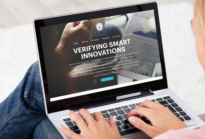 Verify Smart Corporation Custom Medtech Website