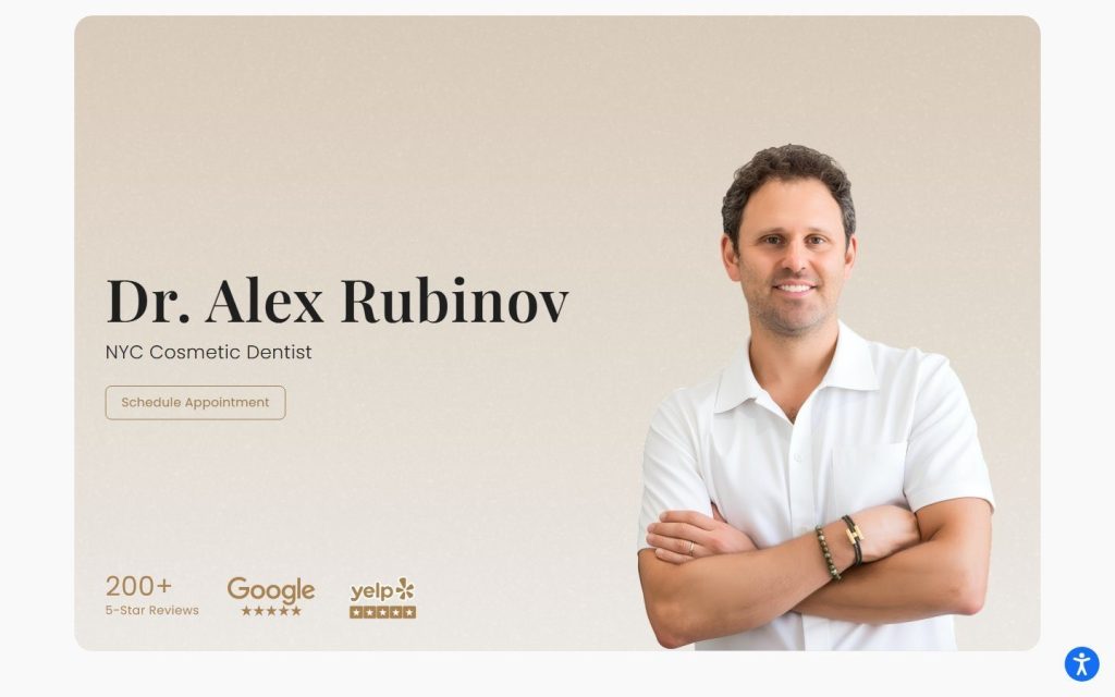 Dr Alex NYC website home page