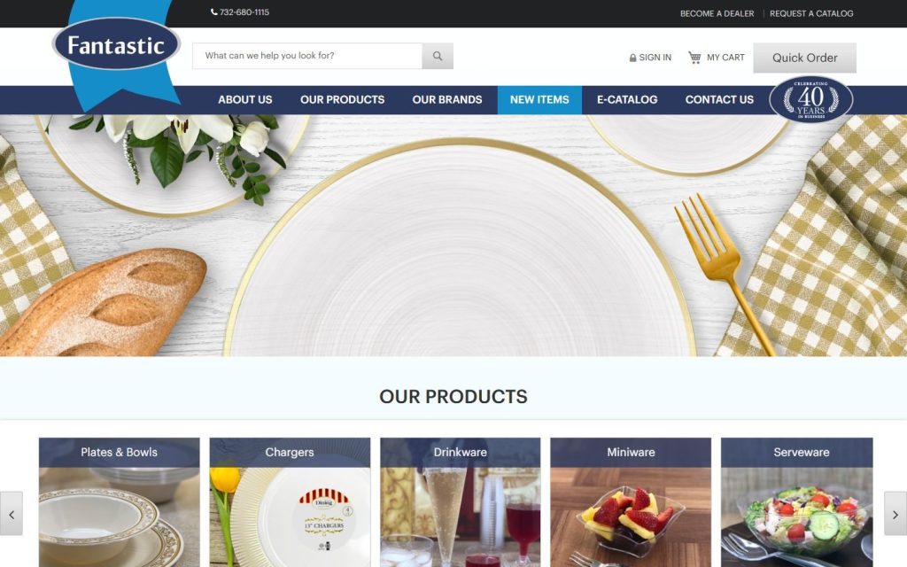 Fantastic Inc website home page