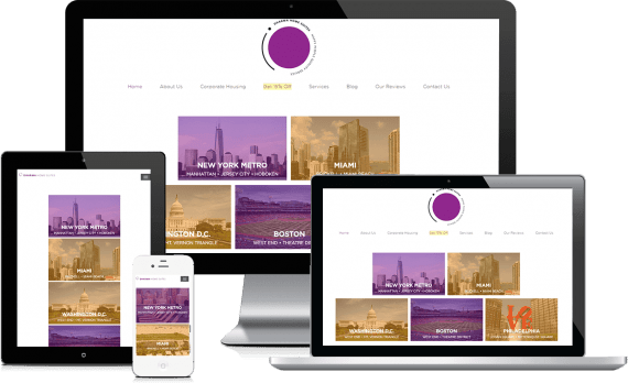 Dharma Home Suites Web Design Custom Website