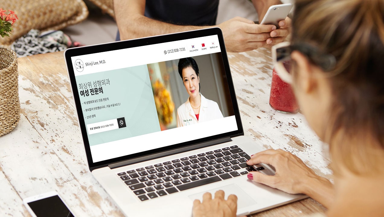 Shinji Lee MD, Medical Healthcare case study graphic