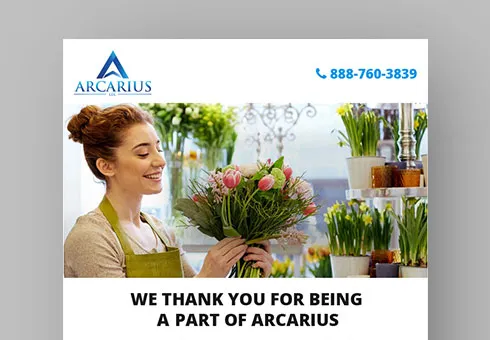 Email Newsletter Design For Arcarius