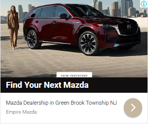 Empire Mazda of Green Brook display ad for the Mazda CX-90