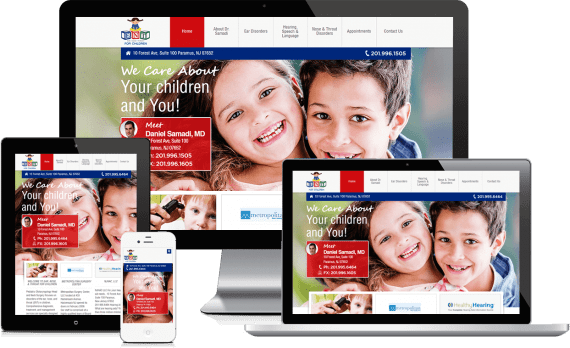 ENT For Children Web Design Medical & Healthcare