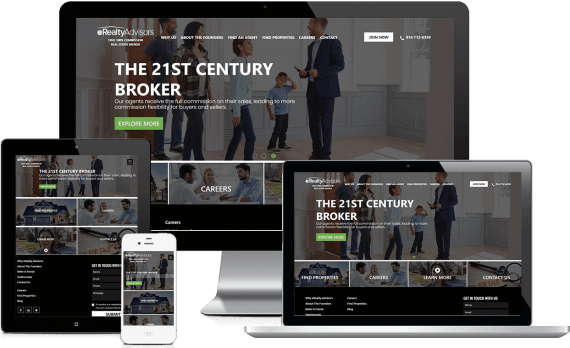 eRealty Advisors Web Design Small Business