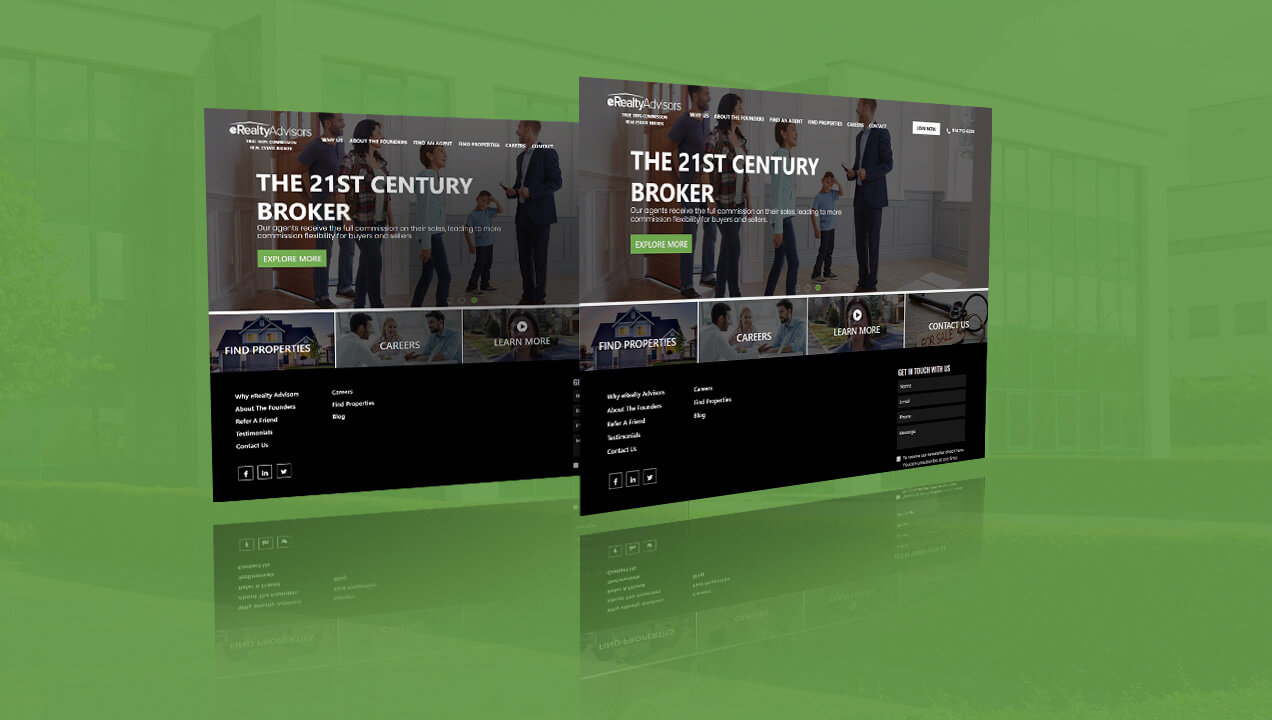 eRealty Advisors Mobile Responsive Site