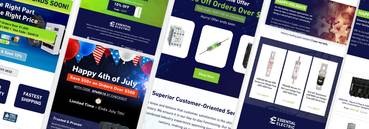 Essential Electric Supply Collage