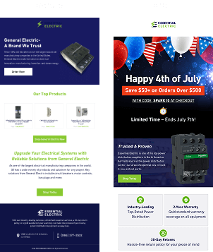 Essential Electric Supply, Before and After