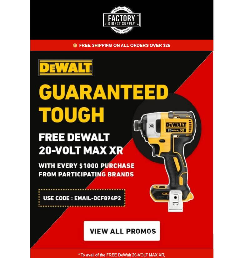 Factory Direct Supply Ecommerce Campaign