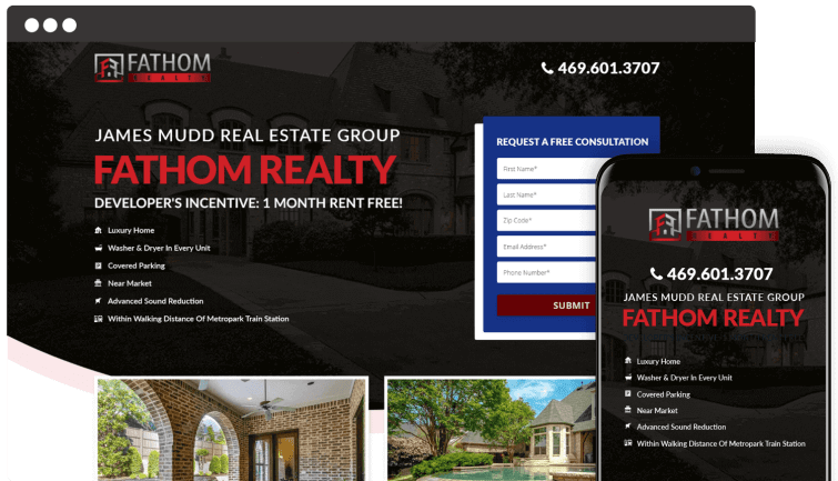 Fathom Realty: Local Business Website Redesign