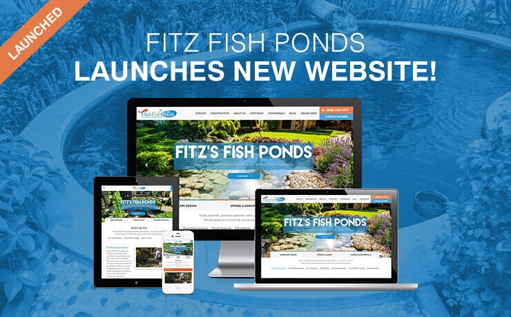 Fitz's Fish Ponds Makes a Splash with a Fresh New Website!