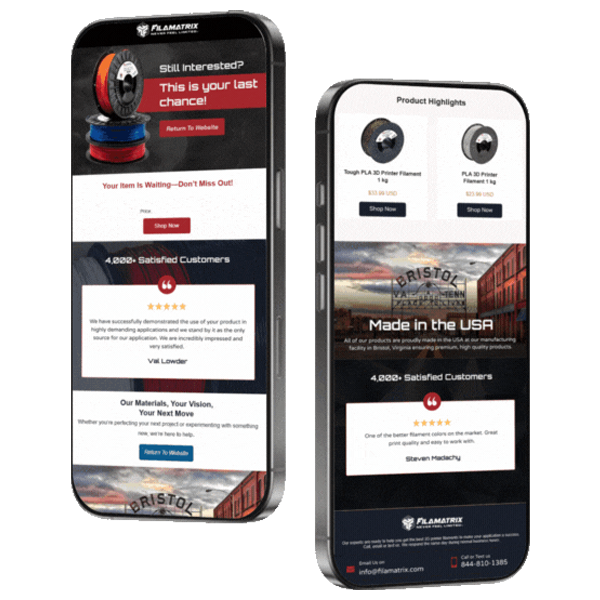 Filamatrix, Retail case study overlay